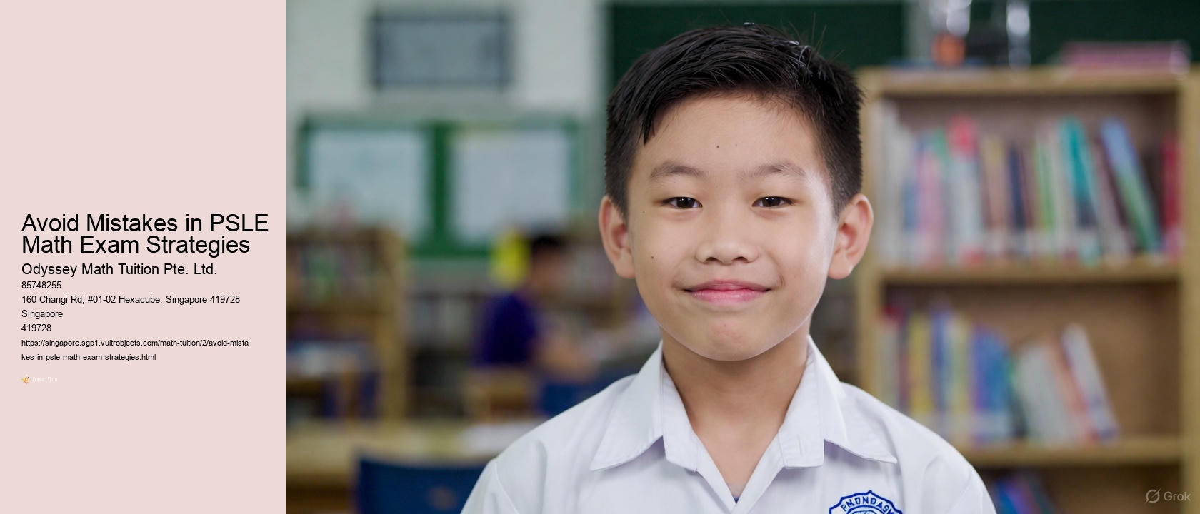 Avoid Mistakes in PSLE Math Exam Strategies