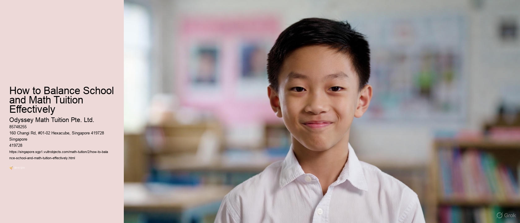 How to Balance School and Math Tuition Effectively