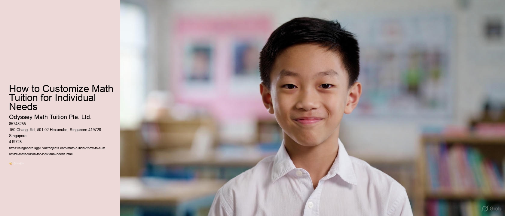 How to Customize Math Tuition for Individual Needs