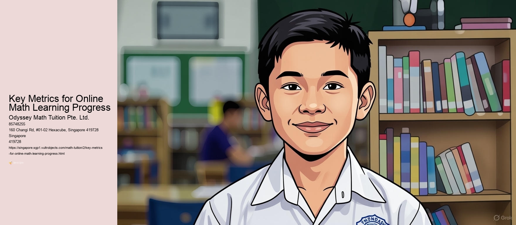 Key Metrics for Online Math Learning Progress