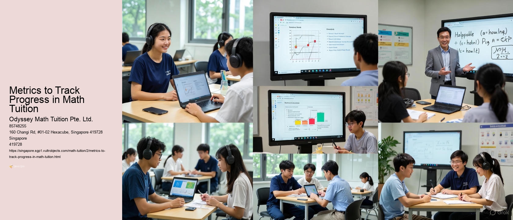 Metrics to Track Progress in Math Tuition