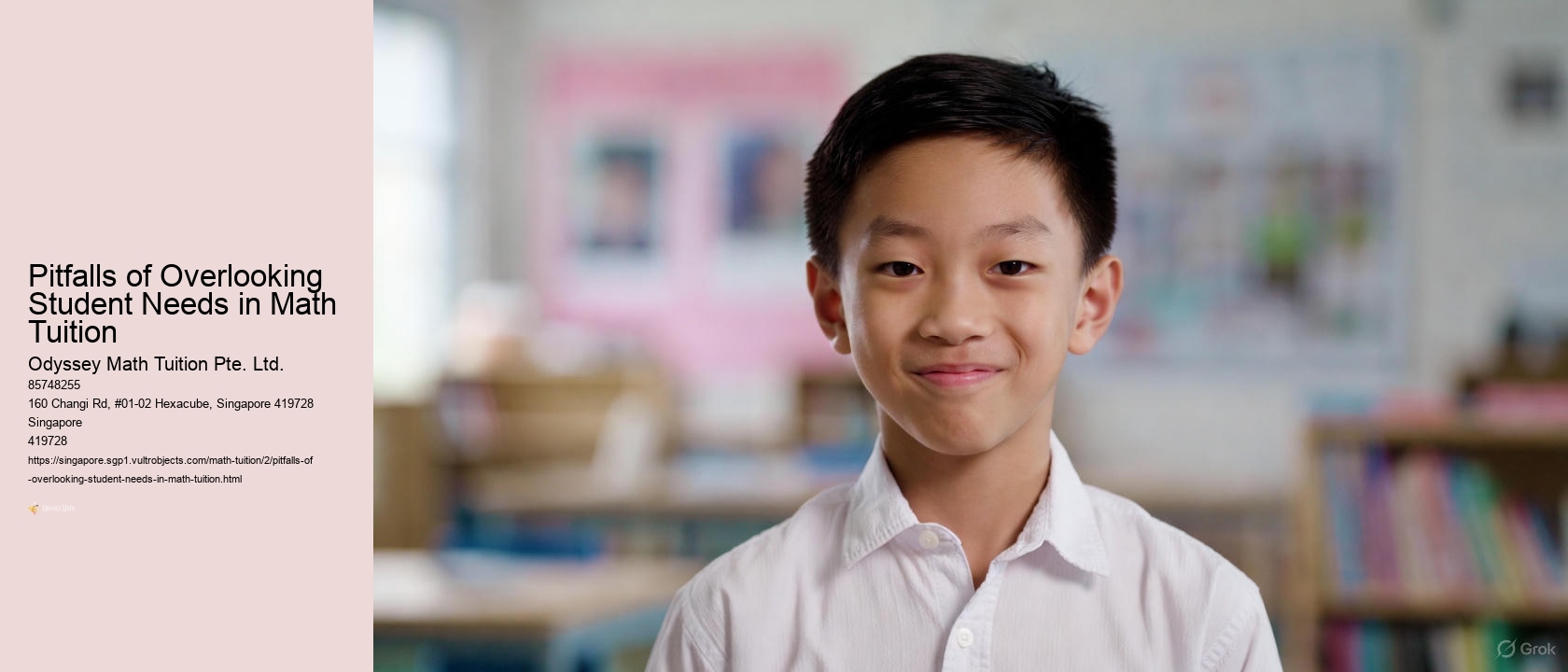 Pitfalls of Overlooking Student Needs in Math Tuition