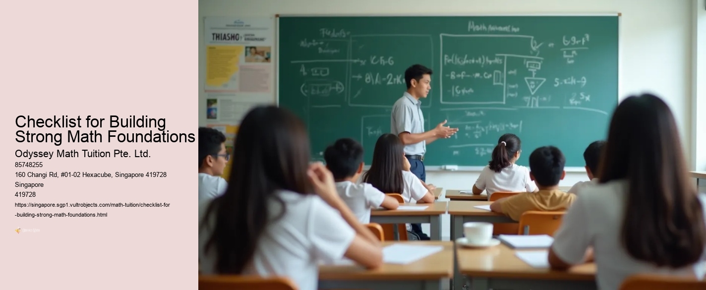 Checklist for Building Strong Math Foundations